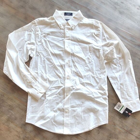 NWT Boys Large IZOD Stretch Oxford Shirt - Picture 8 of 9